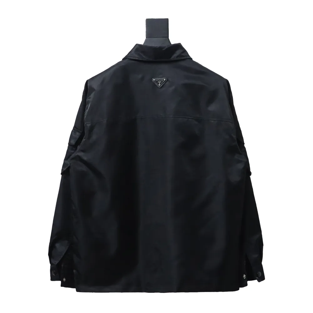 Prada multi-pocket shirt functional jacket