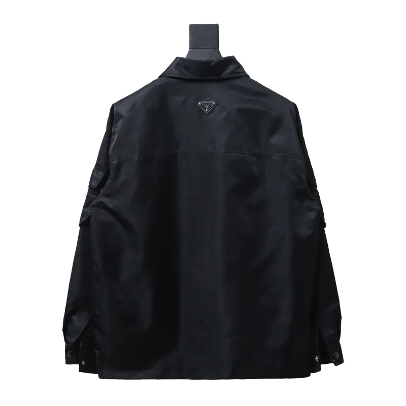  Prada multi-pocket shirt functional jacket