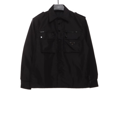  Prada nylon multi-pocket work jacket 01