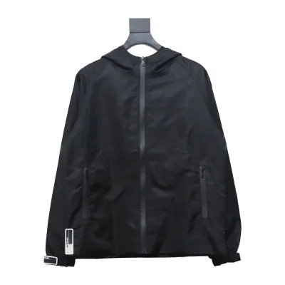 Prada nylon Velcro zipper jacket 01