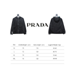  Prada nylon Velcro zipper jacket