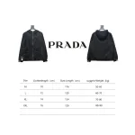  Prada nylon Velcro zipper jacket