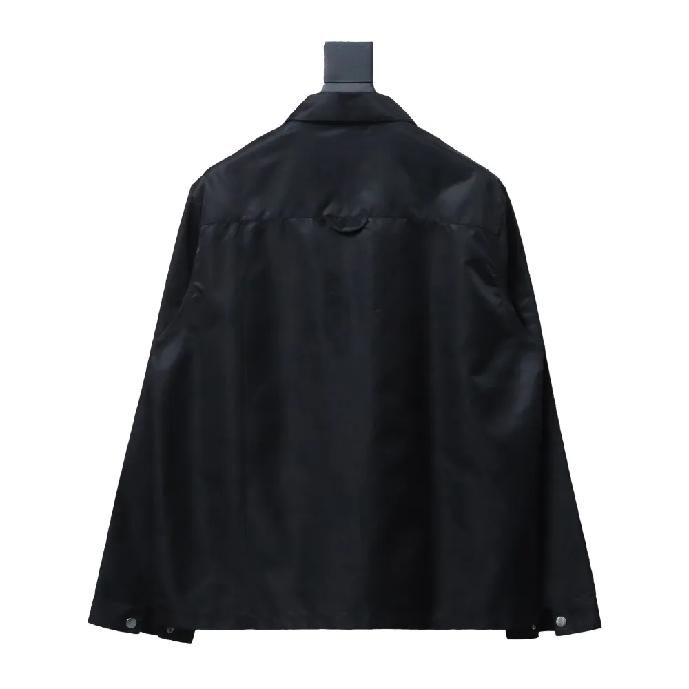 Prada recycled nylon gabardine shirt functional jacket