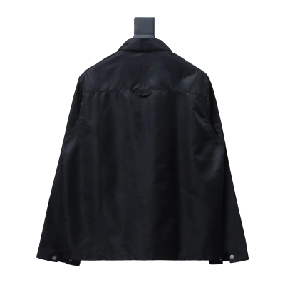 Prada recycled nylon gabardine shirt functional jacket 02