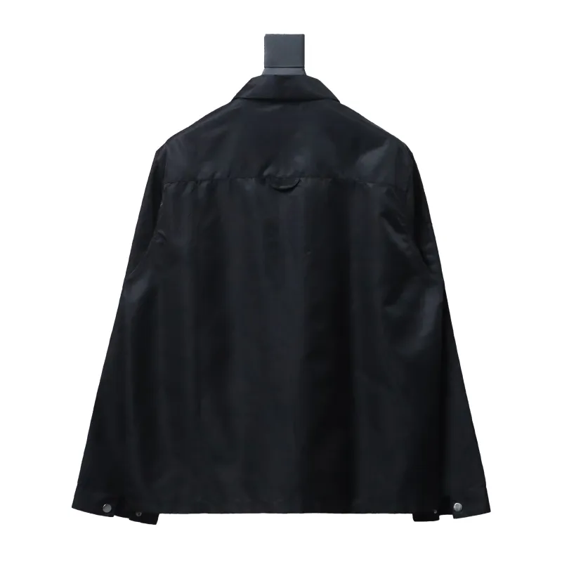 Prada recycled nylon gabardine shirt functional jacket