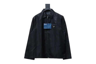 Prada recycled nylon gabardine shirt functional jacket 01