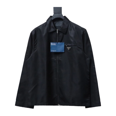 Prada recycled nylon gabardine shirt functional jacket 01