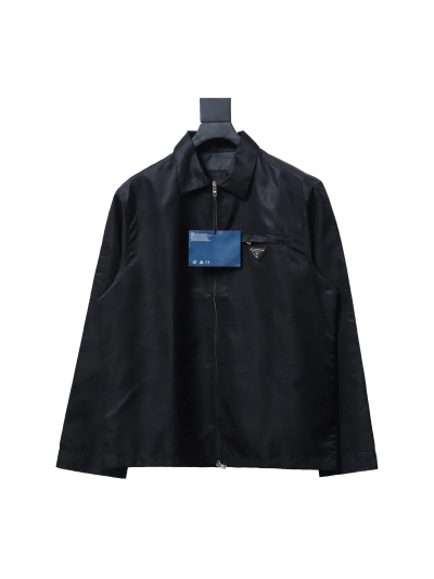 Prada recycled nylon gabardine shirt functional jacket 01