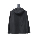  Prada side red trim detachable hooded jacket 1901
