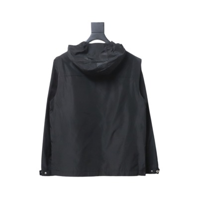  Prada side red trim detachable hooded jacket 1901 02