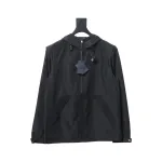  Prada side red trim detachable hooded jacket 1901