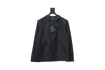 Prada side red trim detachable hooded jacket 1901 01