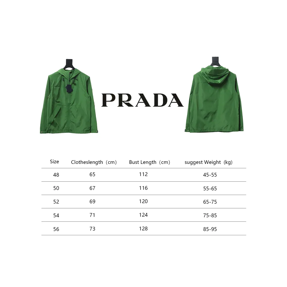  Prada side red trim detachable hooded jacket 1902