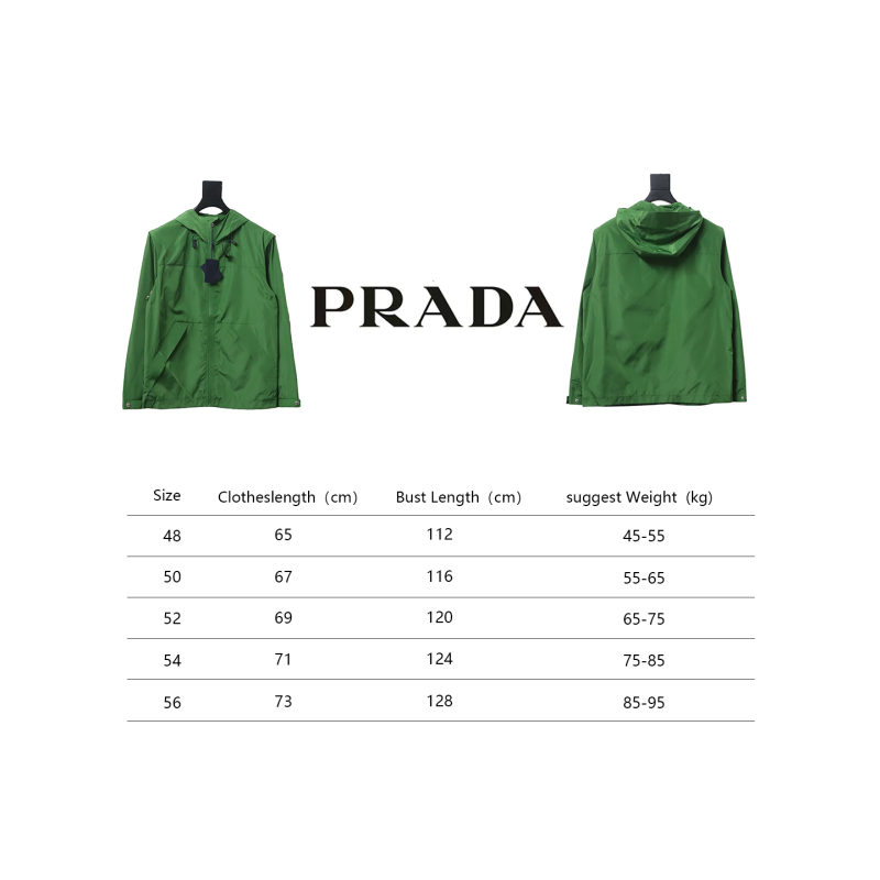  Prada side red trim detachable hooded jacket 1902