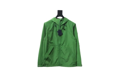 Prada side red trim detachable hooded jacket 1902 01