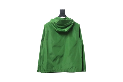 Prada side red trim detachable hooded jacket 1902 02