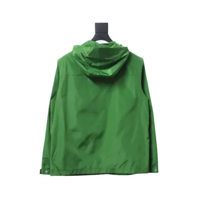 Prada side red trim detachable hooded jacket 1902 02
