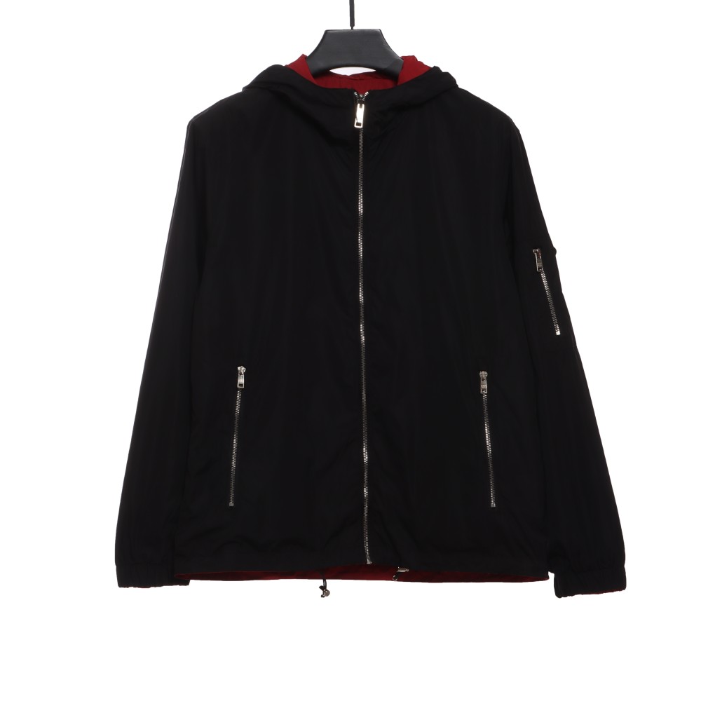  Prada solid color double-sided coat jacket