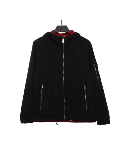 Prada solid color double-sided coat jacket 01