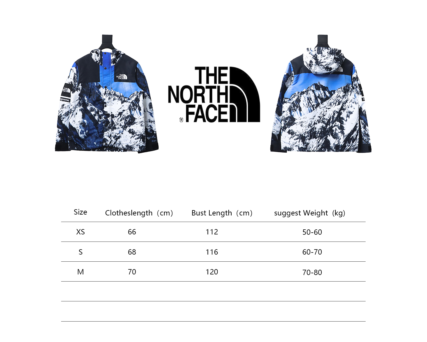 Supreme X TheNorthFace Joint Snow Mountain Windbreaker Jacket