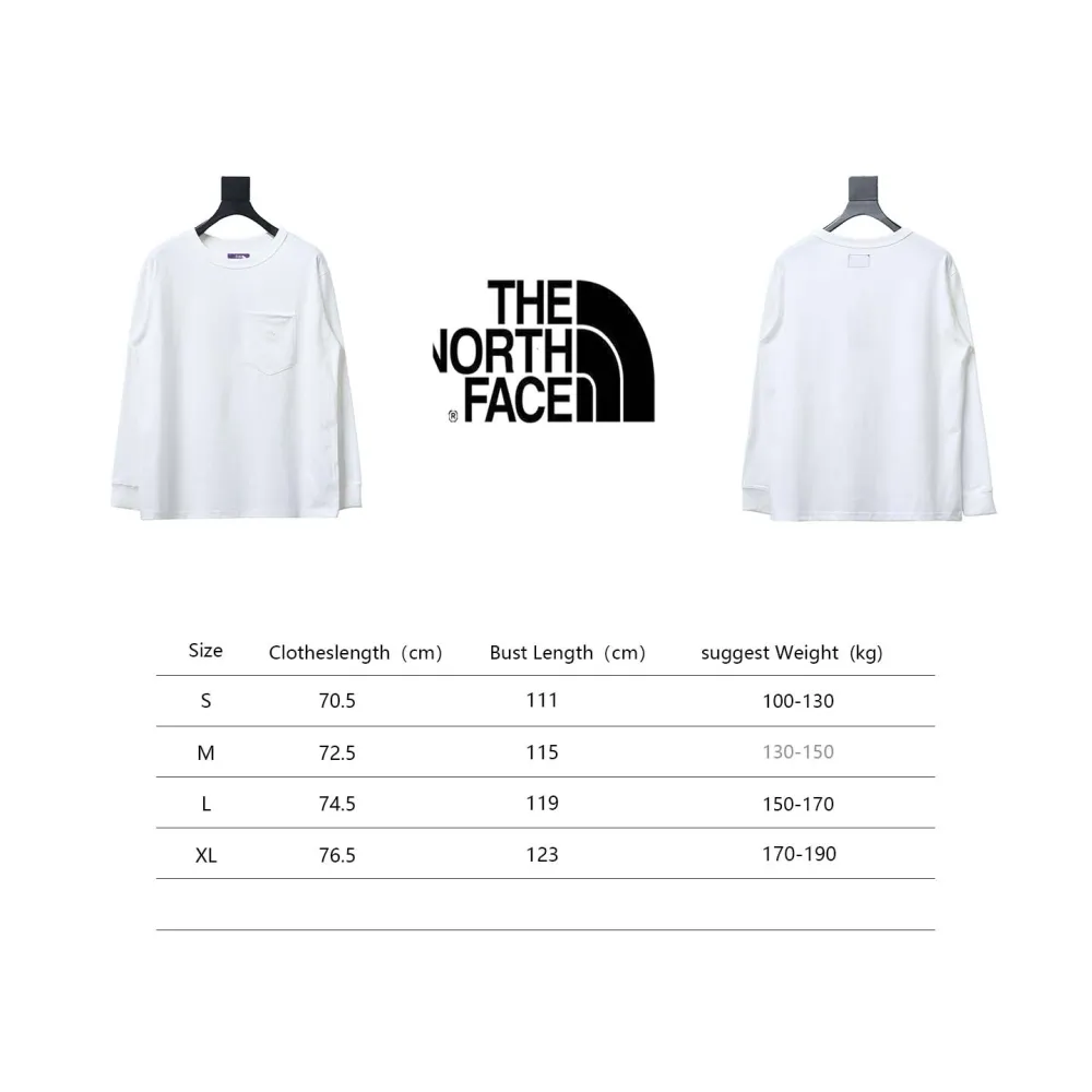 TheNorthFace 24FW North Face Purple Label Embroidered long-sleeve T-shirt 1901