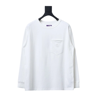 TheNorthFace 24FW North Face Purple Label Embroidered long-sleeve T-shirt 1901 01