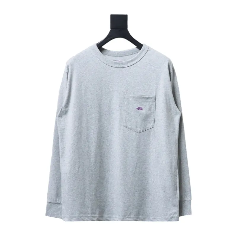 TheNorthFace 24FW North Face Purple Label Embroidered long-sleeve T-shirt 1903