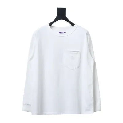The North Face 24FW North Face Purple Label Embroidered long-sleeve T-shirt 1904B 01
