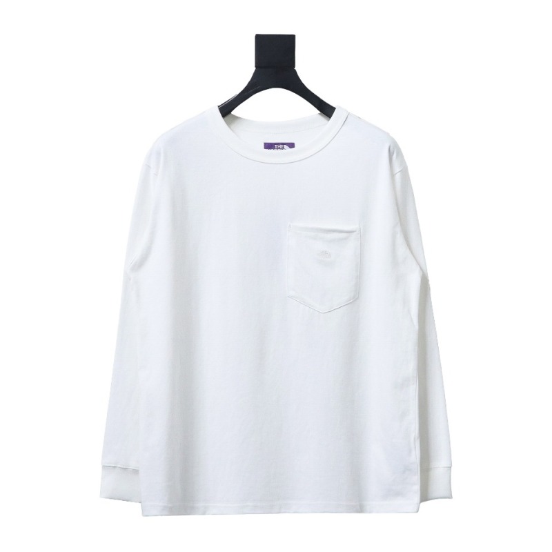 TheNorthFace 24FW North Face Purple Label Embroidered long-sleeve T-shirt 1904B
