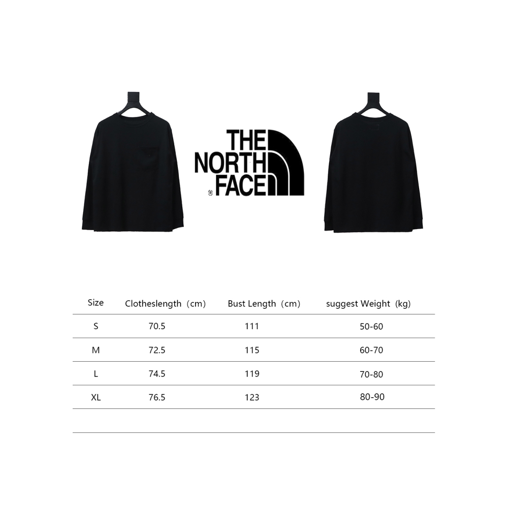 TheNorthFace 24FW North Face Purple Label Embroidered long-sleeve T-shirt 1905