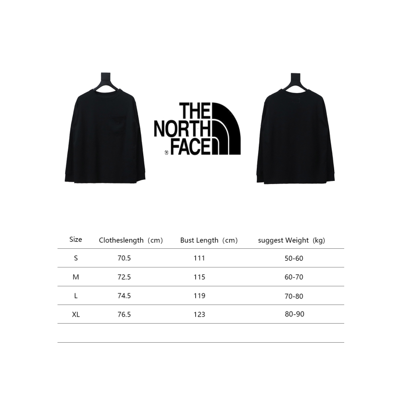 TheNorthFace 24FW North Face Purple Label Embroidered long-sleeve T-shirt 1905