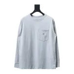 TheNorthFace 24FW North Face Purple label embroidered long-sleeve T-shirt 1906