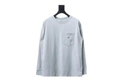 The North Face 24FW North Face Purple label embroidered long-sleeve T-shirt 1906 01