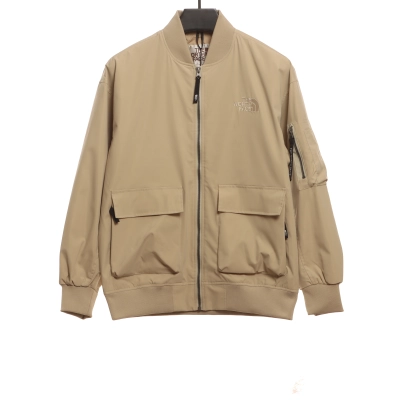 TheNorthFace solid color zipper functional outdoor jacket 1902 01