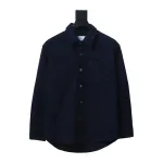 Amiri chest pocket heart solid color Long-Sleeve Shirt 1901