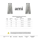 Amiri Paris 24SS wool zipper casual trousers Pants