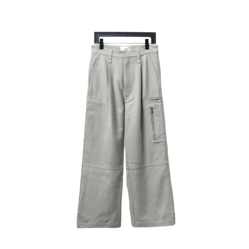 Amiri Paris 24SS wool zipper casual trousers Pants