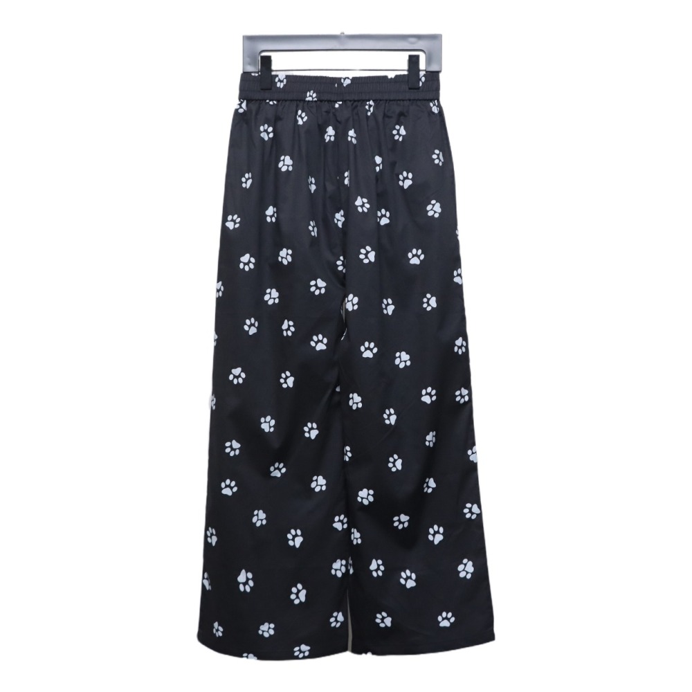  Calvin Klein CK cat's paw print wide-leg trousers 1901 Pants