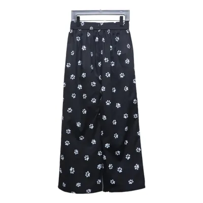  Calvin Klein CK cat's paw print wide-leg trousers 1901 Pants 02