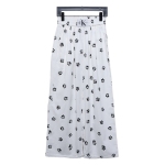  Calvin Klein CK cat's paw print wide-leg trousers 1902 Pants