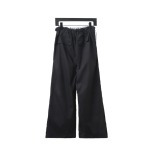  Calvin Klein CK double waist pressed letter logo woven trousers 1902 Pants