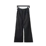  Calvin Klein CK double waist pressed letter logo woven trousers 1902 Pants