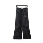  Calvin Klein CK double waist pressed letter logo woven trousers 1902 Pants