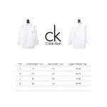  Calvin Klein Jeans ck fabric label pocket casual loose Long-Sleeve Shirt 1902