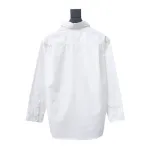  Calvin Klein Jeans ck fabric label pocket casual loose Long-Sleeve Shirt 1902