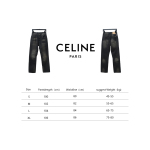 Celine 24FW ｜Simple classic plain washed straight jeans