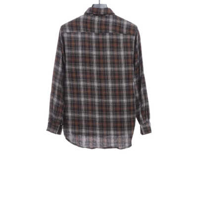  Celine Arc de Triomphe logo striped Long-Sleeve Shirt 02