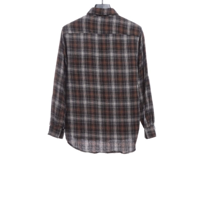 Celine Arc de Triomphe logo striped Long-Sleeve Shirt 02