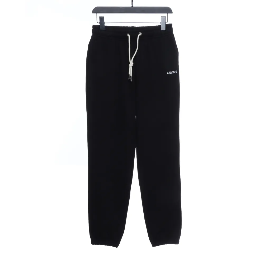  Celine classic embroidered small logo trousers 1901 Pants