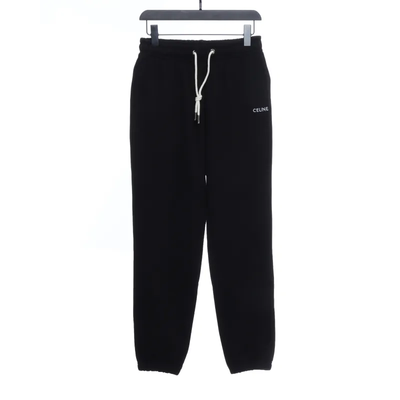  Celine classic embroidered small logo trousers 1901 Pants